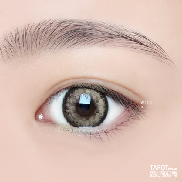 NO.119 TAROT Brown 大直徑14.5mm超大著色14mm 2023新